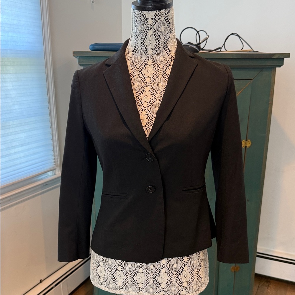 Ann Taylor Elegant Black Blazer